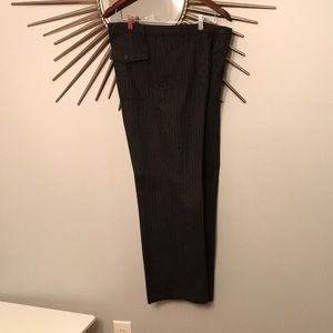 J crew 33x30 wool striped pants